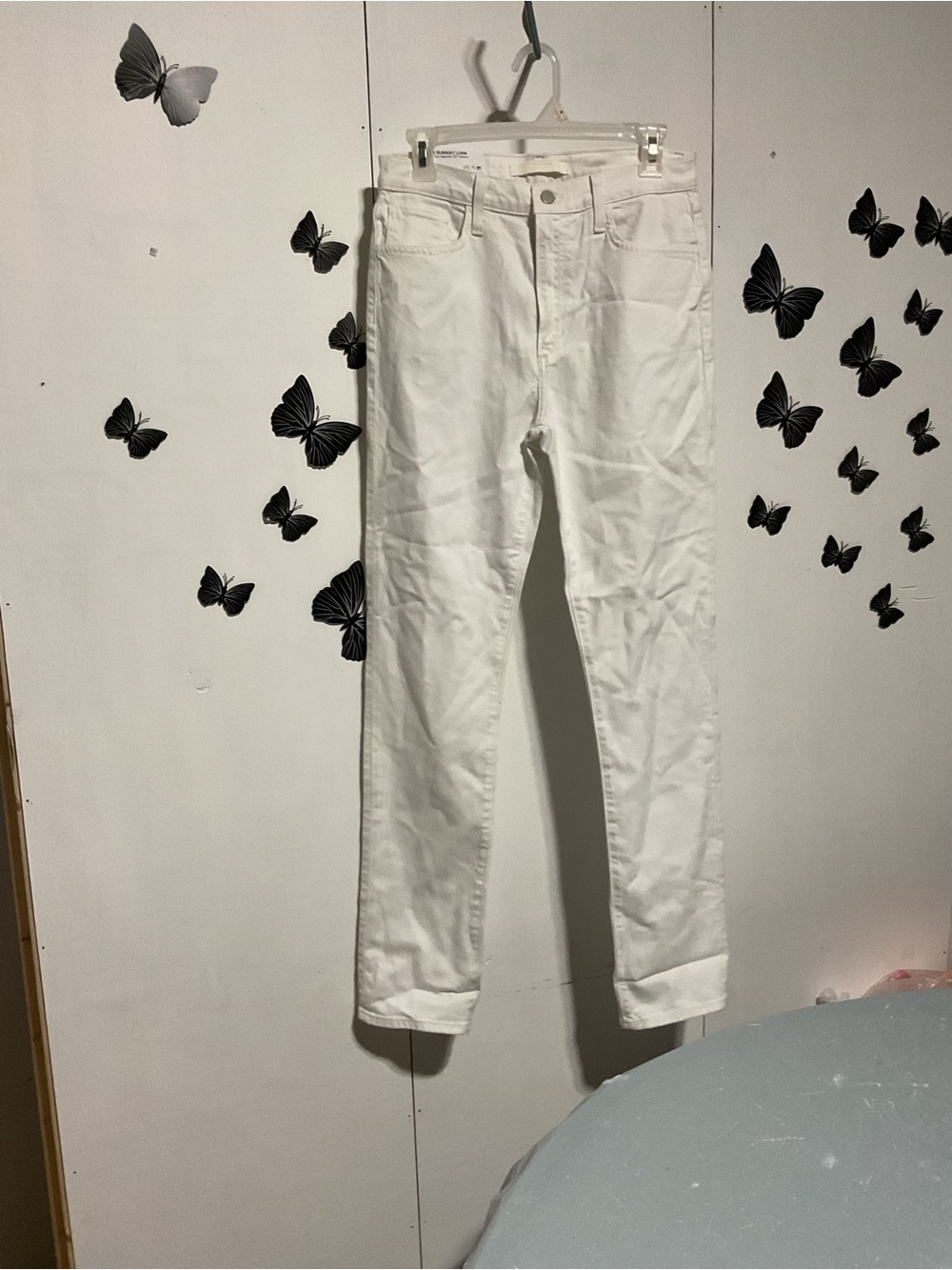 Joe's Jeans White Straight Leg Women's Jeans